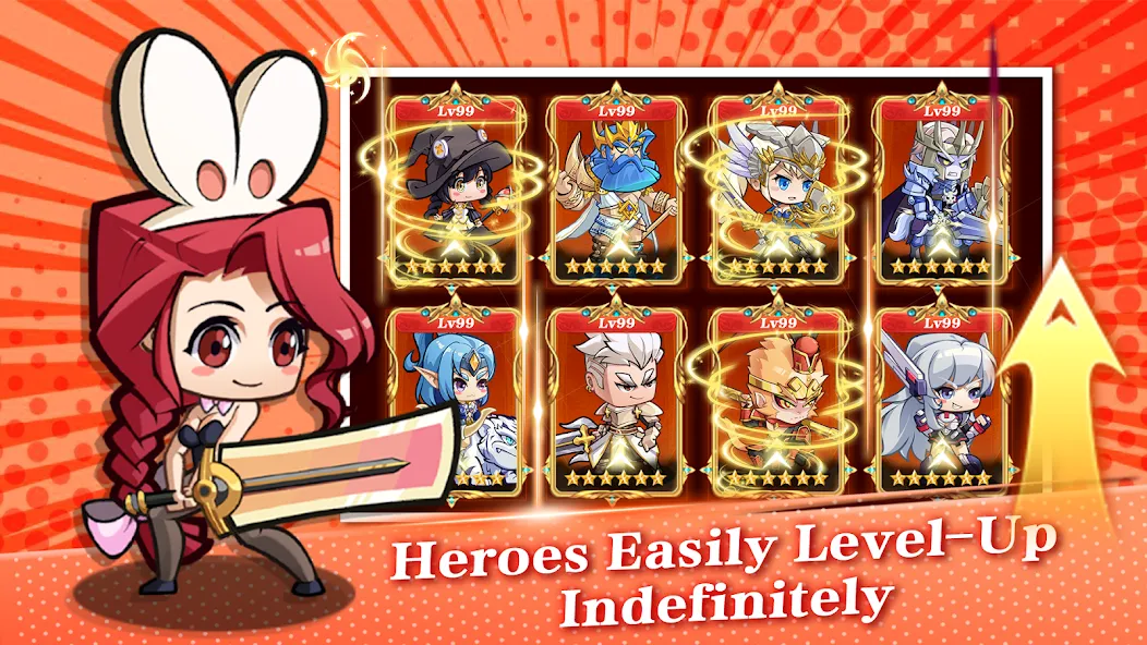 Mythic Summon: Idle RPG (Мифическое Призывание) [МОД Много денег] APK Android Screenshot 4