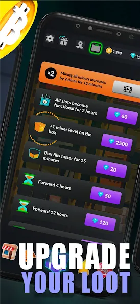 Merge Crypto Miner: Earn Money (Мердж Крипто Майнер) [МОД Много денег] APK Android Screenshot 5