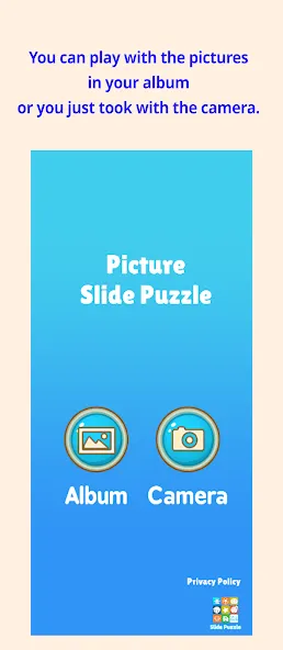Slide Puzzle with your photo (Слайдпазл с вашим фото) [МОД Много денег] APK Android Screenshot 2
