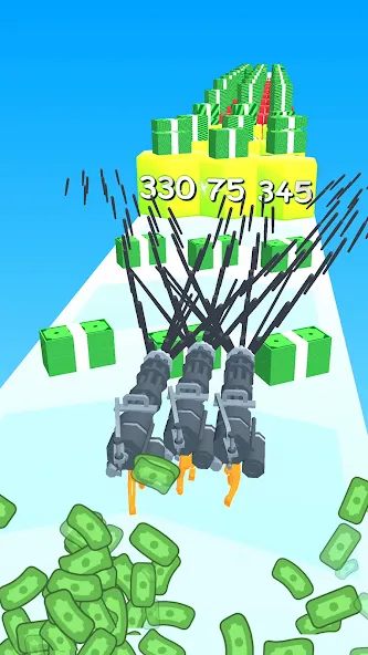 Gun Head Run (Ган Хэд Ран) [МОД Много денег] APK Android Screenshot 2