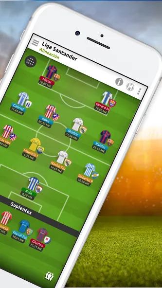 futmondo - soccer manager (футмондо) [МОД Бесконечные монеты] APK Android Screenshot 2