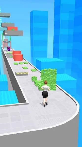 Money Run 3D (Мани Ран 3Д) [МОД Все открыто] APK Android Screenshot 3