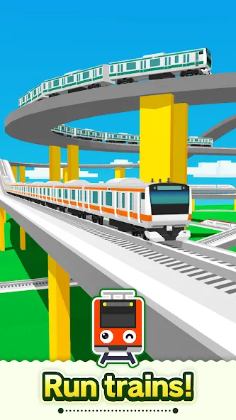 Train Go - Railway Simulator (Трэйн Го) [МОД Меню] APK Android Screenshot 1
