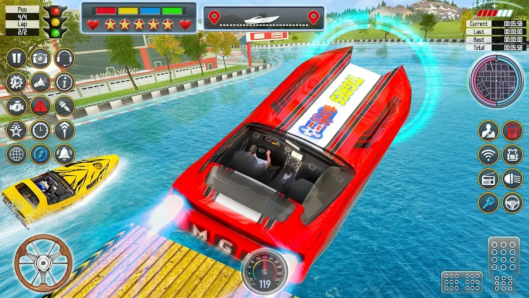Speed Boat Racing: Boat games [МОД Mega Pack] APK Android Screenshot 5