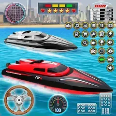 Speed Boat Racing: Boat games [МОД Mega Pack] APK Android