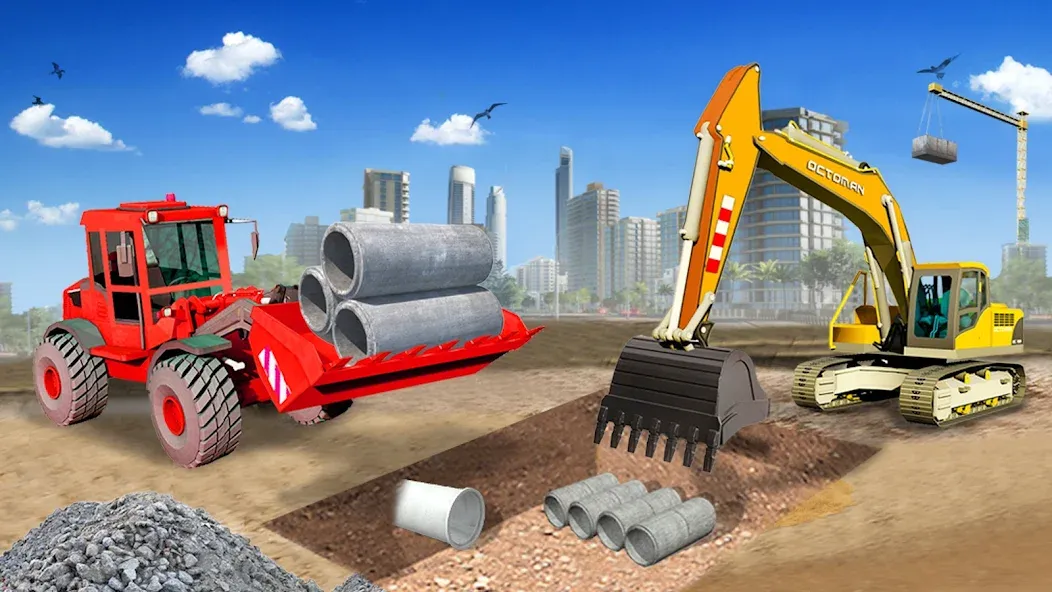 Heavy Construction Simulator [МОД Меню] APK Android Screenshot 4