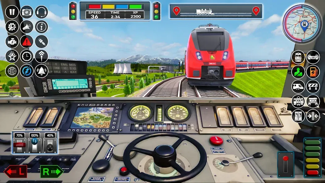 City Train Game 3d Train games [МОД Бесконечные монеты] APK Android Screenshot 1