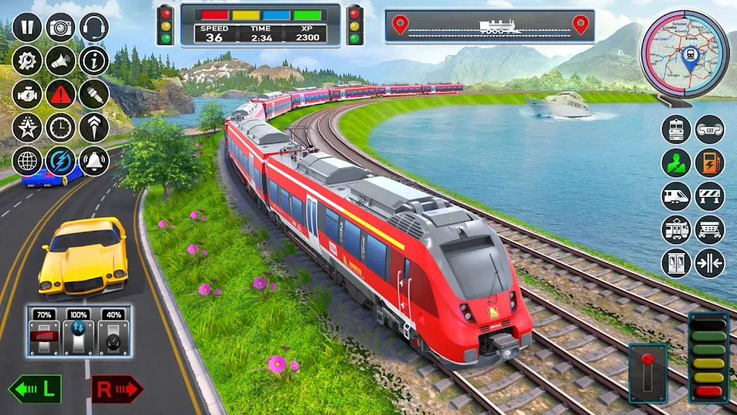 City Train Game 3d Train games [МОД Бесконечные монеты] APK Android Screenshot 3