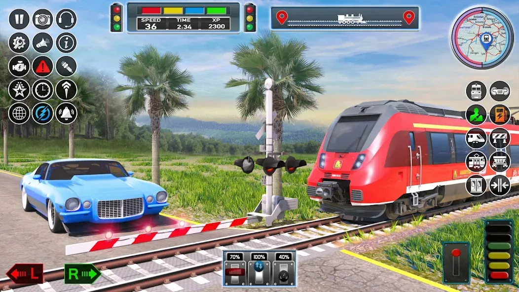 City Train Game 3d Train games [МОД Бесконечные монеты] APK Android Screenshot 4