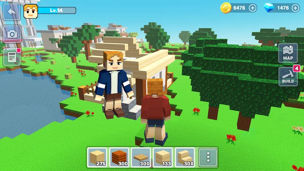 MiniCraft: Blocky Craft 2024 (МиниКрафт) [МОД Mega Pack] APK Android Screenshot 2