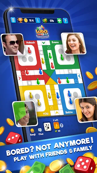 Ludo Club - Fun Dice Game (Лудо Клуб) [МОД Mega Pack] APK Android Screenshot 2