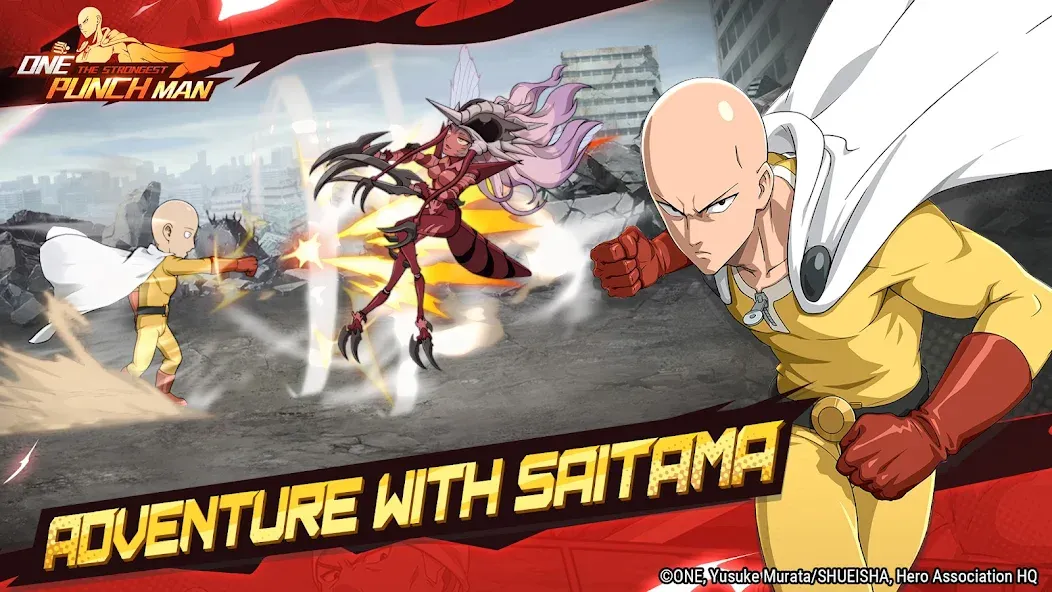 One Punch Man - The Strongest (Уан Панч Мен) [МОД Unlocked] APK Android Screenshot 2