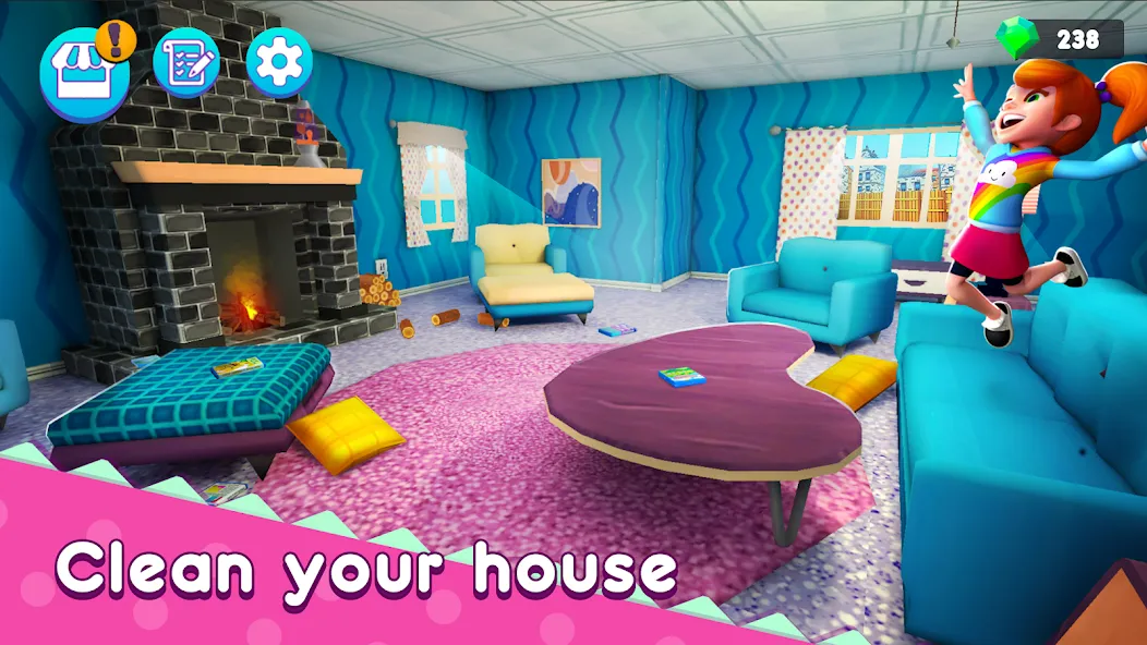 Mother Simulator: Family life [МОД Premium] APK Android Screenshot 5