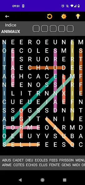 Mots Mêlés Français [МОД Много денег] APK Android Screenshot 3