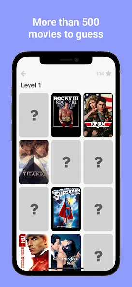 Movie Music Quiz - Blindtest (Муви Мьюзик Квиз) [МОД Unlocked] APK Android Screenshot 2