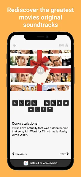 Movie Music Quiz - Blindtest (Муви Мьюзик Квиз) [МОД Unlocked] APK Android Screenshot 4