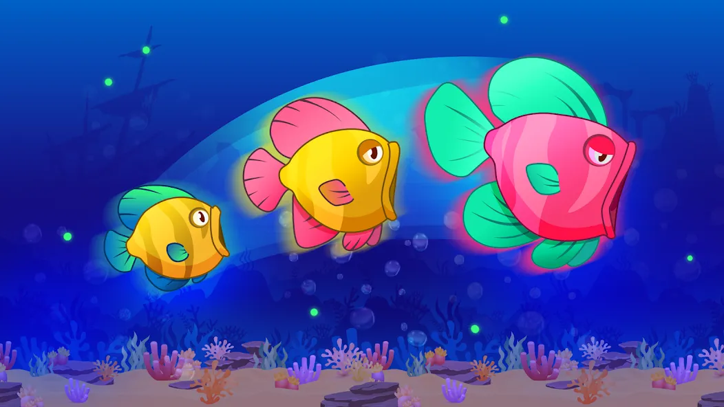 Eat Fish.IO : Fish Battle [МОД Много денег] APK Android Screenshot 2