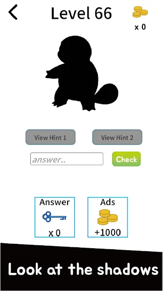 Short answer PokeDex Quiz (Шорт ансвер ПокеДекс Квиз) [МОД Бесконечные монеты] APK Android Screenshot 1