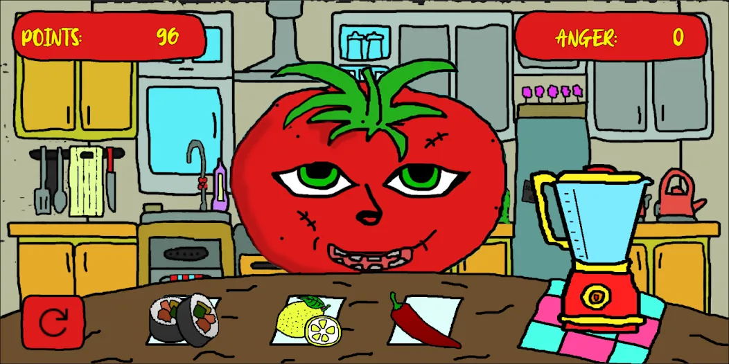 Mr Hungry Tomato (Мистер Голодный Помидор) [МОД Unlocked] APK Android Screenshot 2