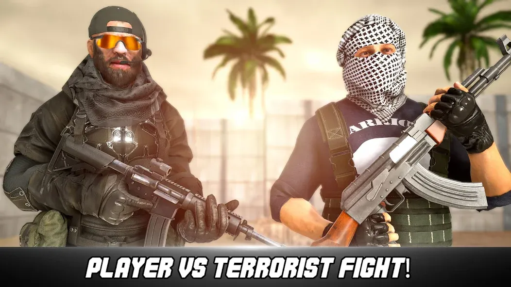 Army Commando Shooting Games [МОД Бесконечные монеты] APK Android Screenshot 1