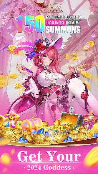 Idle Angels: Goddess' Warfare (Айдл Энджелс) [МОД Mega Pack] APK Android Screenshot 1