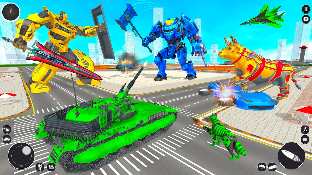 Tank Robot Game Army Games (армейский танк робот трансформационная игра) [МОД Unlocked] APK Android Screenshot 4