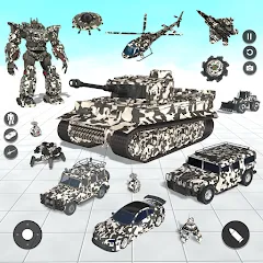 Tank Robot Game Army Games (армейский танк робот трансформационная игра) [МОД Unlocked] APK Android
