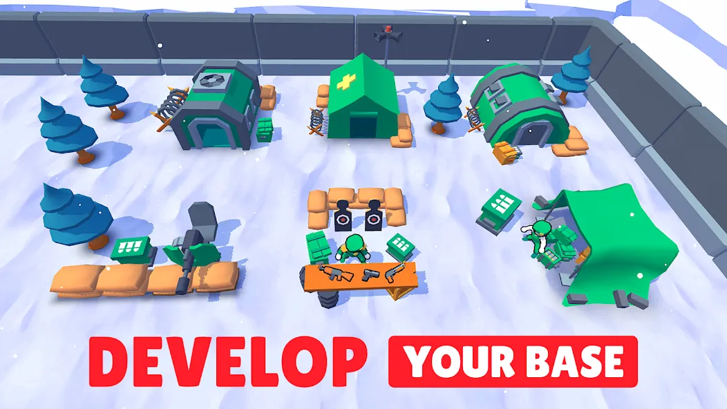 Soldier Wars RPG Fight Battle (тикмен оф Варс) [МОД Premium] APK Android Screenshot 2