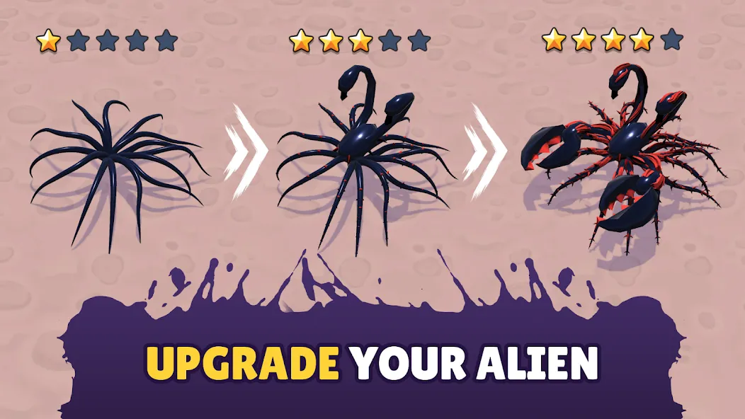 Alien Invasion: RPG Idle Space (Эйлиен Инвейжн) [МОД Бесконечные монеты] APK Android Screenshot 5