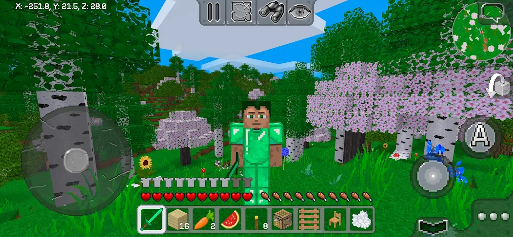 MultiCraft — Build and Mine! [МОД Много денег] APK Android Screenshot 1
