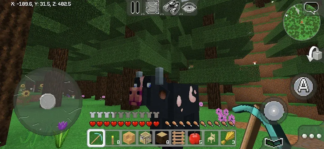 MultiCraft — Build and Mine! [МОД Много денег] APK Android Screenshot 3