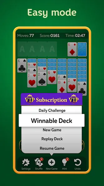 Solitaire Play - Card Klondike (Солитер Плей) [МОД Бесконечные монеты] APK Android Screenshot 4