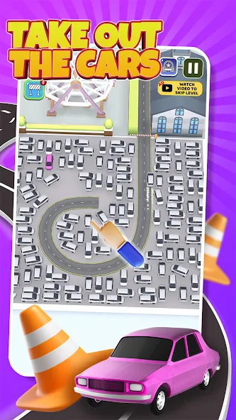 Parking Jam: Car Parking Games (Паркинг Джем) [МОД Бесконечные монеты] APK Android Screenshot 5