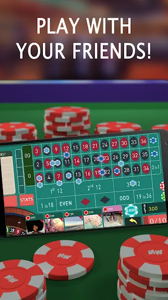 Roulette Royale - Grand Casino (Рулетка Рояль) [МОД Бесконечные монеты] APK Android Screenshot 1