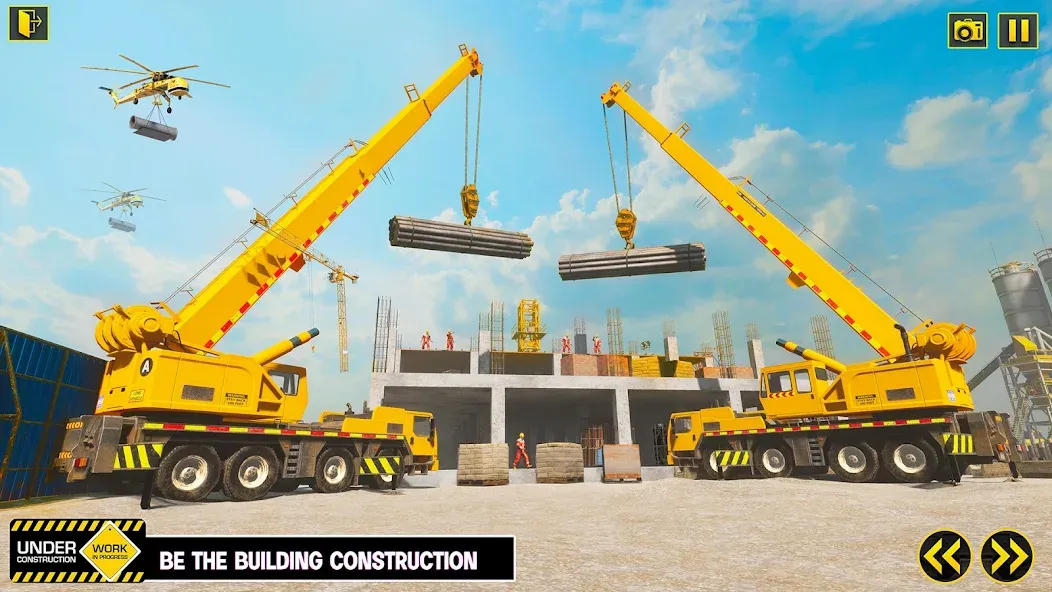 Excavator Simulator Crane Game (Экскаватор Симулятор Кран Игра) [МОД Mega Pack] APK Android Screenshot 4