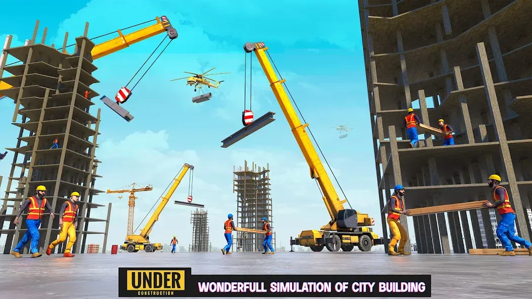 Excavator Simulator Crane Game (Экскаватор Симулятор Кран Игра) [МОД Mega Pack] APK Android Screenshot 5