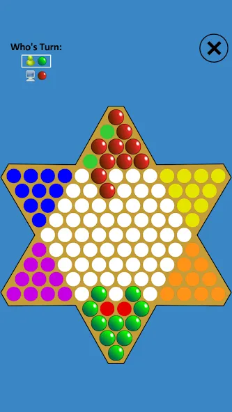 Chinese Checkers Touch (Китайские шашки Тач) [МОД Все открыто] APK Android Screenshot 1