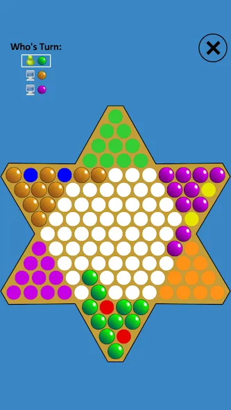 Chinese Checkers Touch (Китайские шашки Тач) [МОД Все открыто] APK Android Screenshot 2
