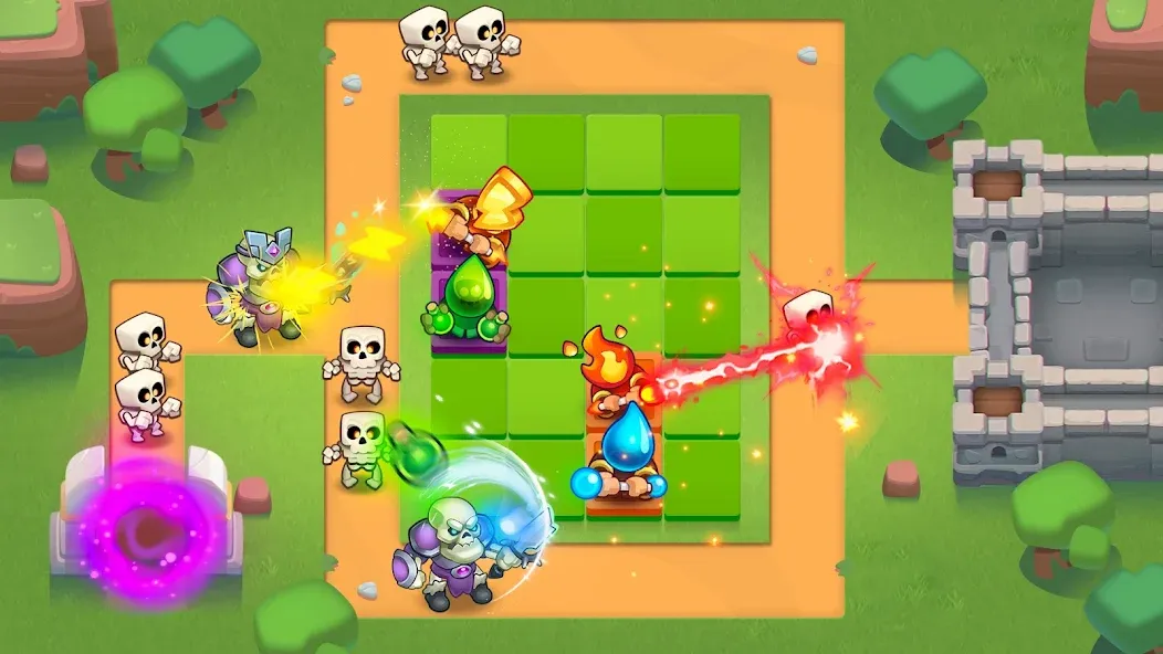 Rush Royale: Tower Defense TD (Раш Рояль) [МОД Много денег] APK Android Screenshot 1