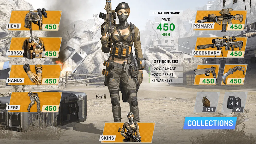 Warface GO: FPS shooting games (Варфейс ГО) [МОД Много денег] APK Android Screenshot 3