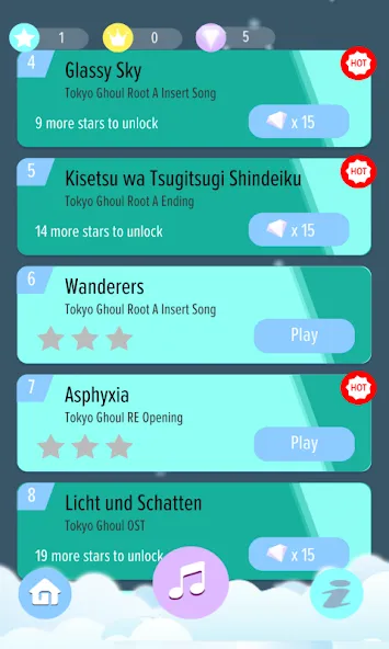 Anime Tokyo Ghoul [МОД Все открыто] APK Android Screenshot 2