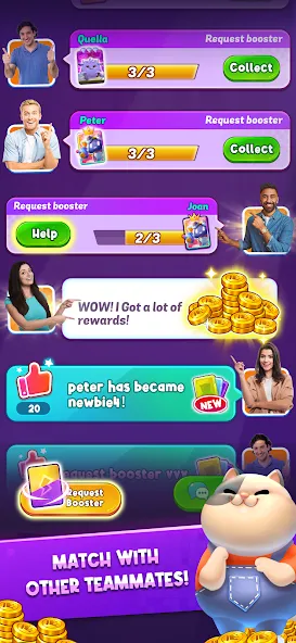 Match Club : PvP Match3 (Матч Клуб) [МОД Много денег] APK Android Screenshot 2