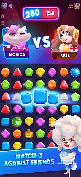 Match Club : PvP Match3 (Матч Клуб) [МОД Много денег] APK Android Screenshot 4