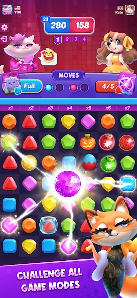 Match Club : PvP Match3 (Матч Клуб) [МОД Много денег] APK Android Screenshot 5