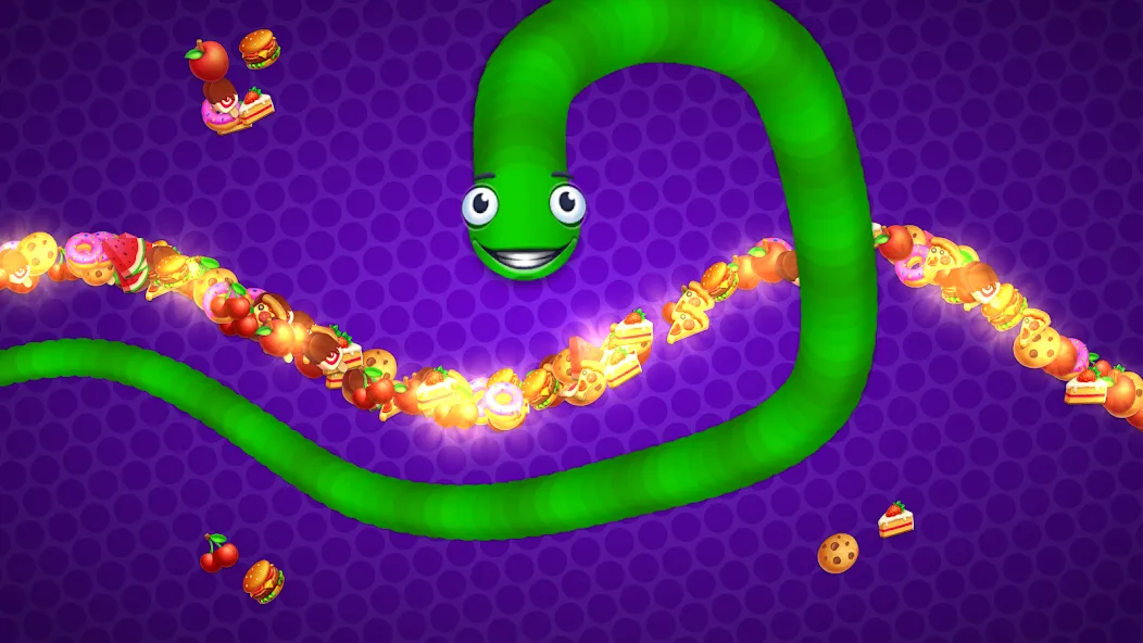 Snake vs Worms: Fun .io Zone [МОД Меню] APK Android Screenshot 5