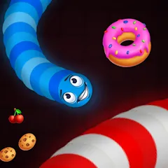 Snake vs Worms: Fun .io Zone [МОД Меню] APK Android