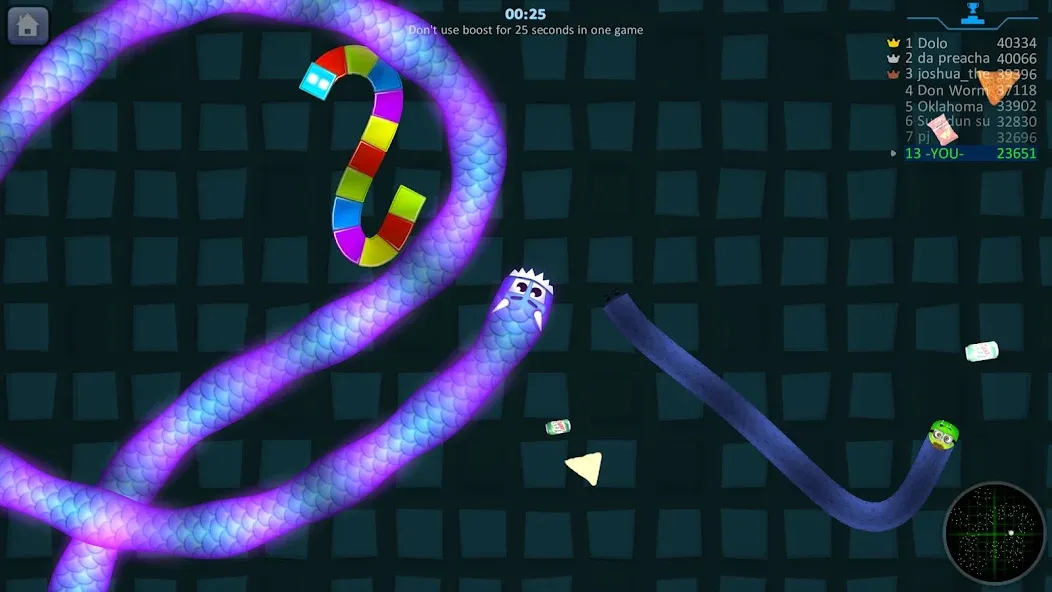 Snake Hunt: Worm io Games Zone [МОД Mega Pack] APK Android Screenshot 1