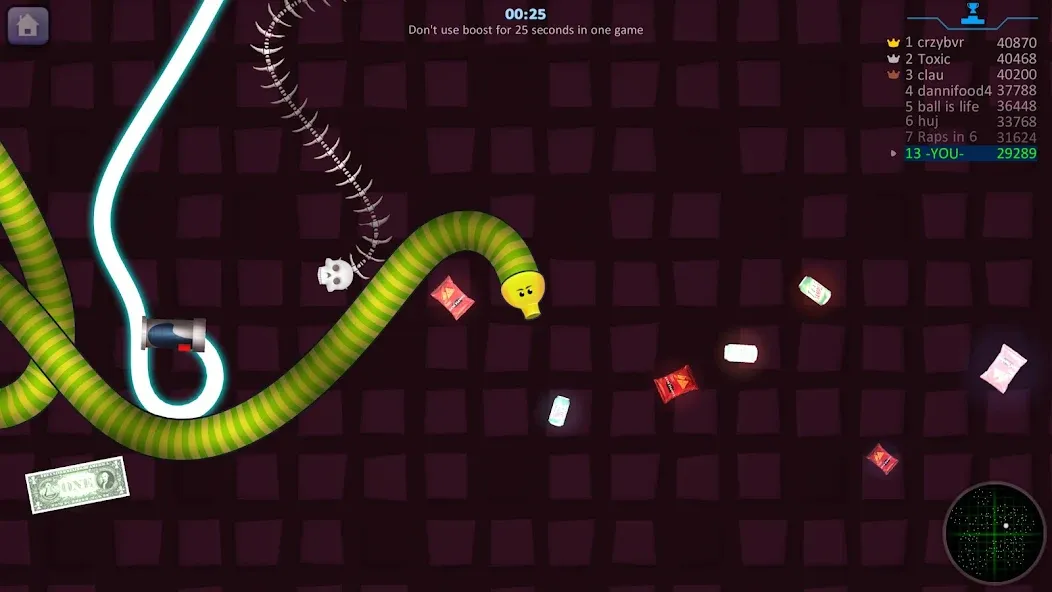 Snake Hunt: Worm io Games Zone [МОД Mega Pack] APK Android Screenshot 5