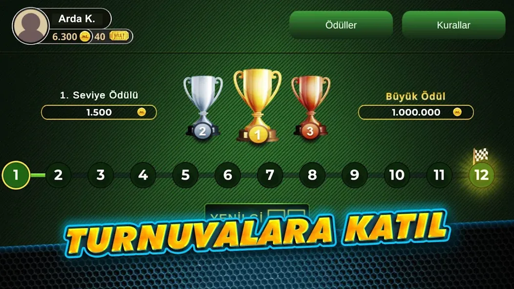 Çanak Okey - Mynet [МОД Бесконечные монеты] APK Android Screenshot 4