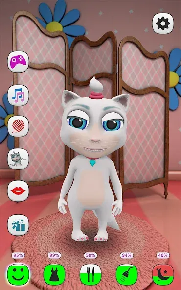 My Talking Kitty Cat [МОД Много денег] APK Android Screenshot 1